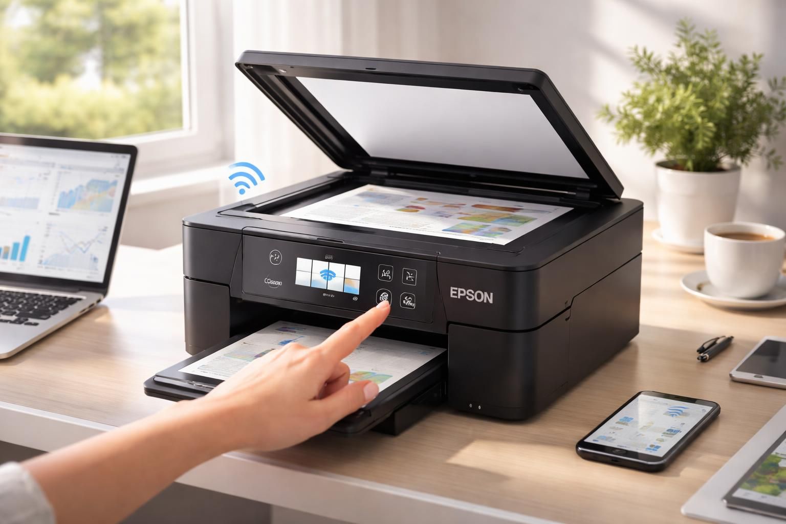 Comment scanner avec une imprimante Epson en wifi facilement